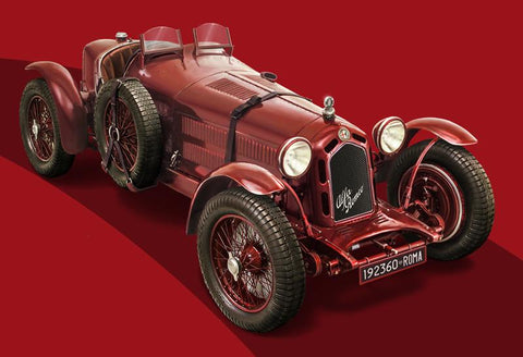 Italeri Model Cars 1/12 Alfa Romeo 8C 2300 1931-33 110th Anniversary Race Car Kit