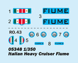 Trumpeter Ship 1/350 Italian Fiume Heavy Cruiser (New Variant) Kit