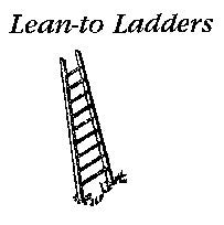 JL Innovative Design HO Custom 1-1/2" Lean To Ladders Unfinished (4)