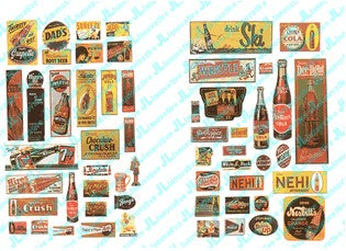 JL Innovative Design N 1940-50's Uncommon & Unusual Soft Drink Signs (54)