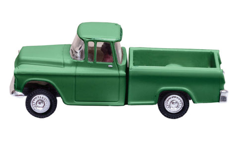 Woodland Scenics N Just Plug: Green Pickup Lighted Vehicle