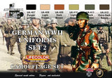 Lifecolor Acrylic German WWII Uniforms #2 Camouflage Acrylic Set (6 22ml Bottles)