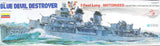 Lindberg Model Ships 1/125 Blue Devil Fletcher Class Destroyer (w/o Motor) Kit