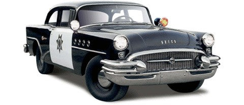 Maisto 1/26 1955 Buick Century California Highway Patrol (Black)