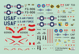Mark I 1/144 F104B/C/CF104/CF104D American Starfighters (2 in 1) Kit