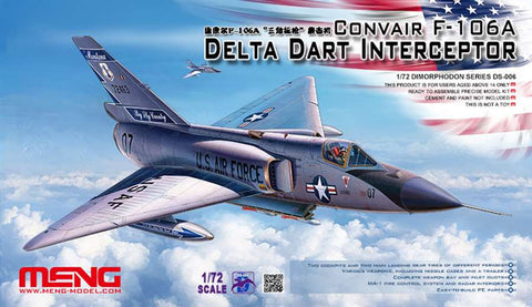 Meng Aircraft 1/72 F-106A Delta Dart Interceptor  Kit