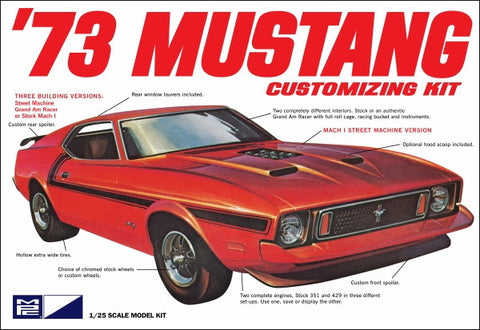 MPC Model Cars 1/25 1973 Ford Mustang Kit