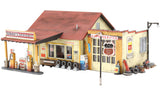 Woodland Scenics N Pre-Fab Building Sonny's Super Service Gas Station w/Detached Garage Kit