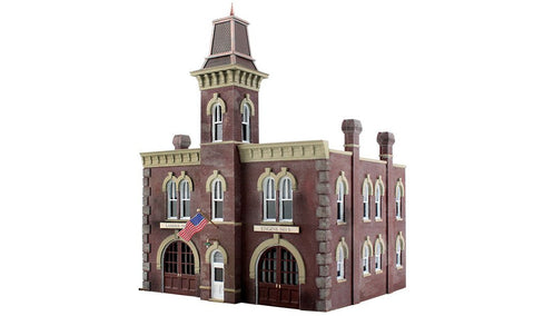 Woodland Scenics N Pre-Fab Building Fire Station No. 3 Kit
