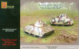 Pegasus Military 1/72 P245-010 Jaguarundi Tank (2) (Snap Kit)