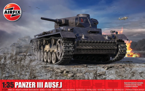 Airfix Military 1/35  Panzer III Ausf J Tank Kit