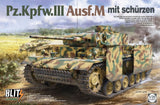 Takom Military 1/35 PzKpfw III Ausf M Tank w/Side-Skirt Armor Kit