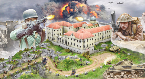 Italeri Military 1/72 Montecassino Abbey 1944 Breaking the Gustav Line Battle Diorama Set