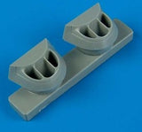 Quickboost Details 1/72 P38J Correct Air Intakes for ACY