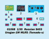 Trumpeter Military 1/35 Russian 9A53 Uragan-1M MLRS (Tornado-S) Multiple Launch Rocket System (New Tool) Kit