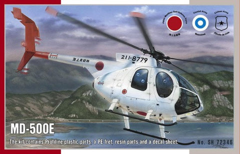 Special Hobby Aircraft 1/72 MD500E Light Utility Helicopter Kit