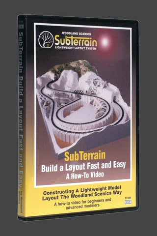 Woodland Scenics SubTerrain: Build A Layout Fast and Easy DVD