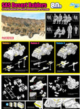 Dragon Military 1/35 SAS 4x4 Truck Unit (3different) w/Commander & Crews 80th Anniversary Kit