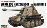 Dragon Military 1/35 SdKfz 138 Panzerjager Marder III H Tank w/Interior Parts Kit