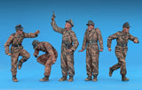 MiniArt Military 1/35 WWII German Tank Crew France 1944 (5) w/Weapons & Equipment Special Edition Kit