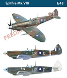 Eduard Aircraft 1/48 Spitfire Mk VIII Fighter Wkd Edition Kit