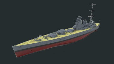 Meng Model Ships 1/700 Royal Navy HMS Rodney Kit