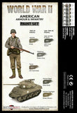 Vallejo Acrylic 17ml Bottle WWII American Armour & Infantry Wargames Paint Set (6 Colors)