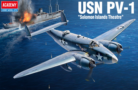 Academy Aircraft 1/48 PV1 USN Bomber Solomon Islands Theatre Kit