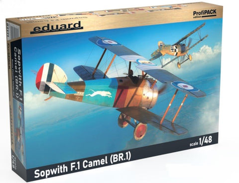 Eduard Aircraft 1/48 WWI Sopwith F1 Camel (BR1) British Fighter Profi-Pack Kit