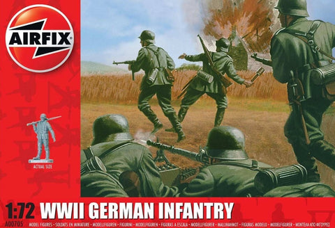 Airfix Military 1/72 WWII German Infantry Figure Set (Re-Issue) Kit