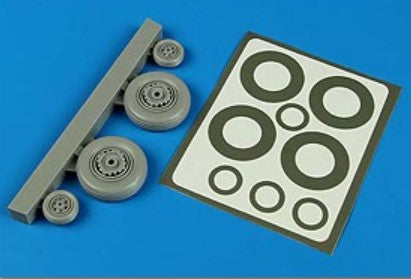 Aires Hobby Details 1/48 S2F Tracker Wheels & Paint Masks For KIN