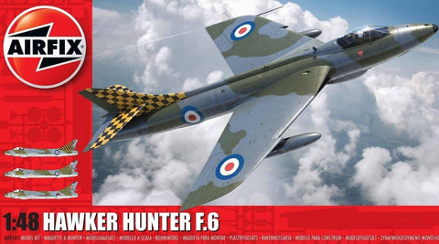 Airfix Aircraft 1/48 Hawker Hunter F6 Fighter (New Tool) Kit