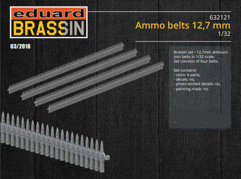 Eduard Details 1/32 12,7mm Ammo Belts (Resin)