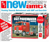 AMT Model Cars 1/25 Peterbilt 352 Pacemaker Cabover Coca-Cola Tractor Cab Kit