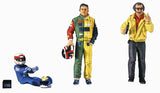 Hasegawa Model Cars 1/24 Formula Driver Set: 2ea Seated & Standing Driver, Superior Ltd Edition Kit