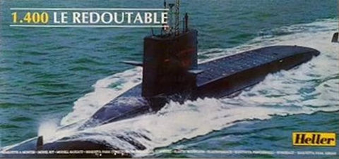 Heller Ships 1/400 Le Redoubtable French Submarine Kit