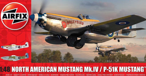 Airfix Aircraft 1/48 Mustang Mk IV Fighter Kit