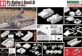 Dragon Military 1/35 PzKpfw I Ausf B Tank w/Interior Parts Kit