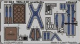 Eduard Details 1/32 Aircraft- Seatbelts MiG21F KM1 for TSM (Painted)