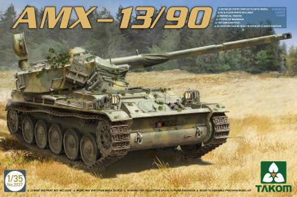 Takom Military 1/35 French Light Tank AMX-13/90 Kit