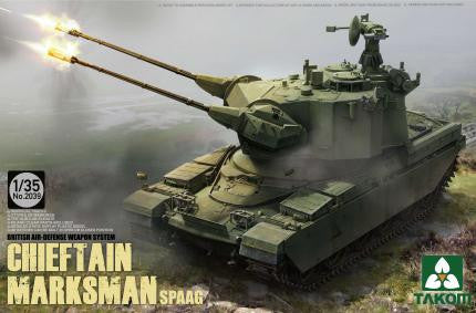 Takom 1/35 British Air-Defense Weapon System Chieftain Marksman SPAAG Kit