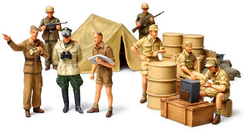 Tamiya Military 1/48 WWII German Africa Corps Infantry (8 Figures) Kit