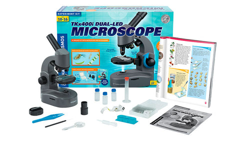 Thames & Kosmos TK x 400i Dual-LED Microscope & Biology Kit
