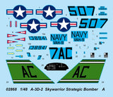 Trumpeter Aircraft 1/48 A3D2 Skywarrior Strategic Bomber Kit
