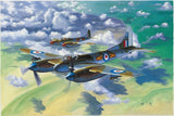 Trumpeter Aircraft 1/48 DeHavilland Hornet F3 Fighter Kit