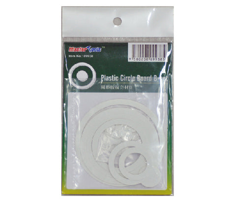 Master Tools Plastic Rings/Circles (30mm - 80mm) & Disc (1mm - 20mm) Set