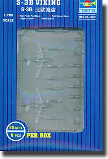 Trumpeter Aircraft 1/700 S3B Viking Aircraft Set for USS Nimitz (12/Bx) Kit