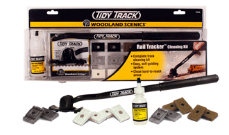 Woodland Scenics Tidy Track Rail Tracker Cleaning Kit