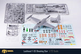 Tanmodel Aircraft 1/72 T33 Shooting Star Jet Trainer Aircraft Kit
