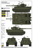 Trumpeter Military Models 1/35 PzKpfw VI Ausf E SdKfz 181 Tiger I Tank Late Production w/Zimmerit (New Tool) Kit